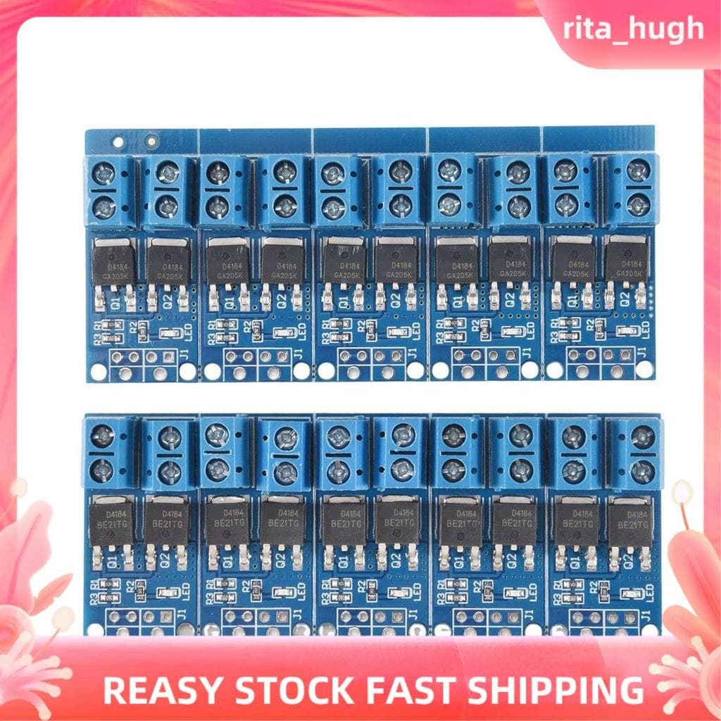 10 Peças DC 5V-36V 15A (Máx . 30A) MOSFET Módulo De Driver De Interruptor De Gatilho 0-20KHz Painel De Controle Do Regul