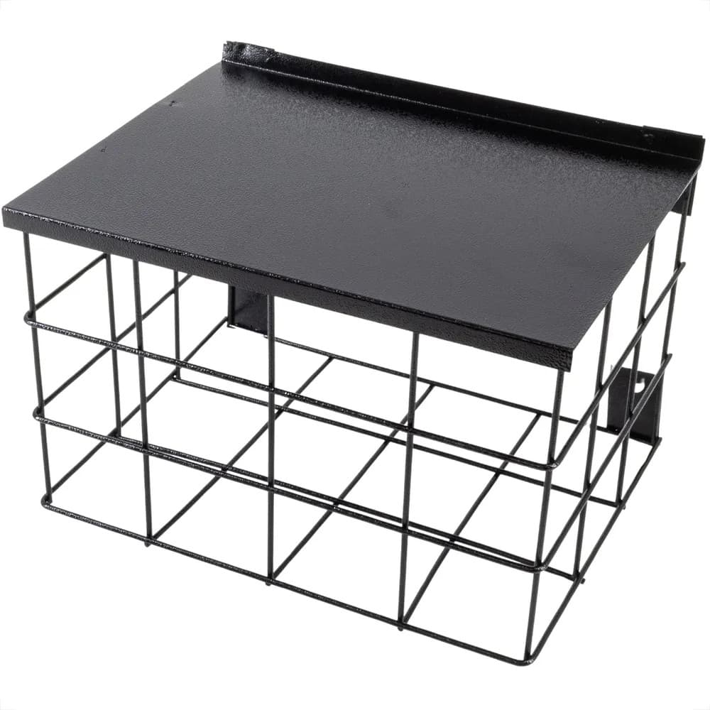 2x Grade Proteção Quadrada Preto 15x25x20cm