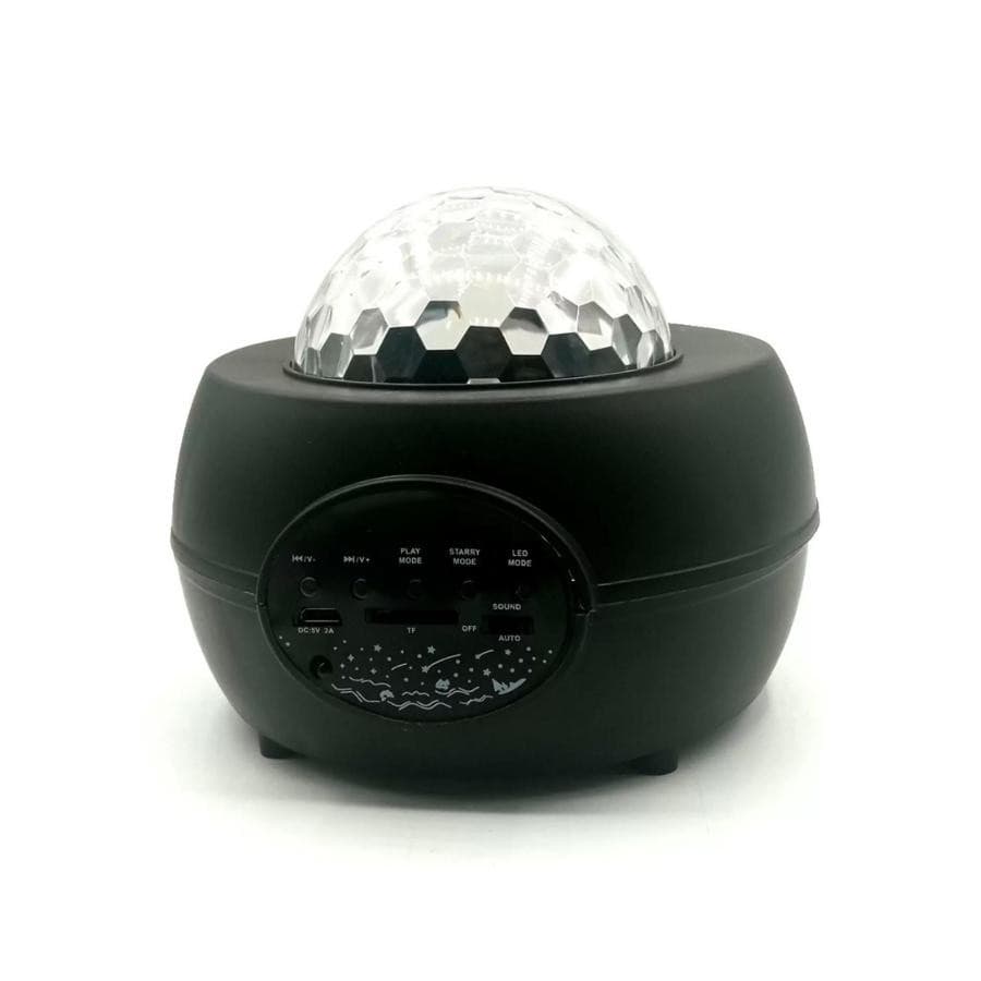 Luminária Abajur Projetor Estrelas Bluetooth LED 7 Cores Decoração Iluminação Premium Original Profissional Top