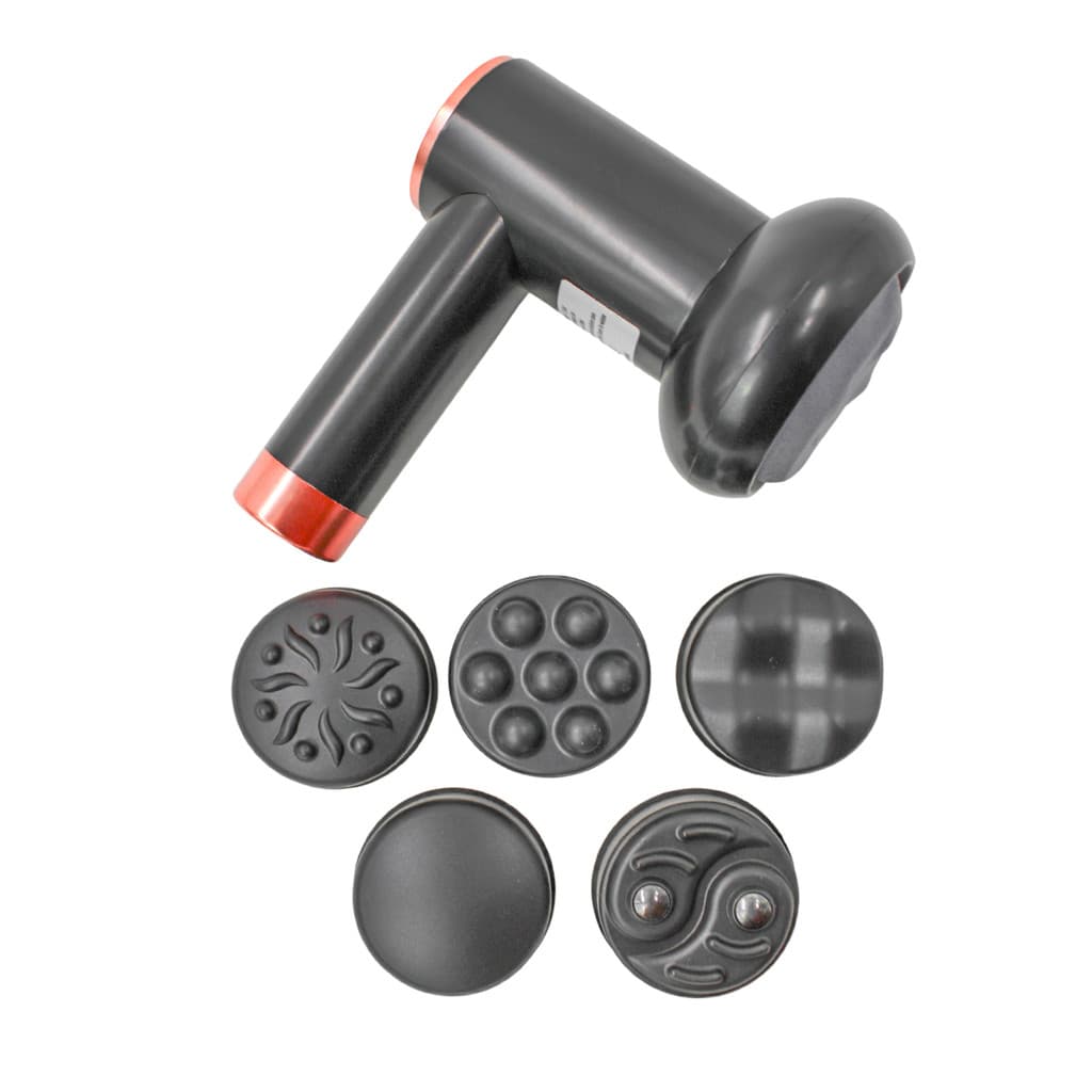 Massageador Elétrico Muscular Portátil Preto USB Relaxamento Alívio Premium Original Profissional Top Durável Resistente