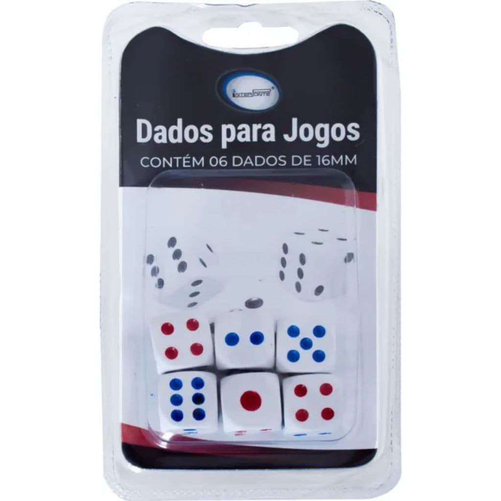Kit 9 Dados 14 mm para Tabuleiros - Interponte
