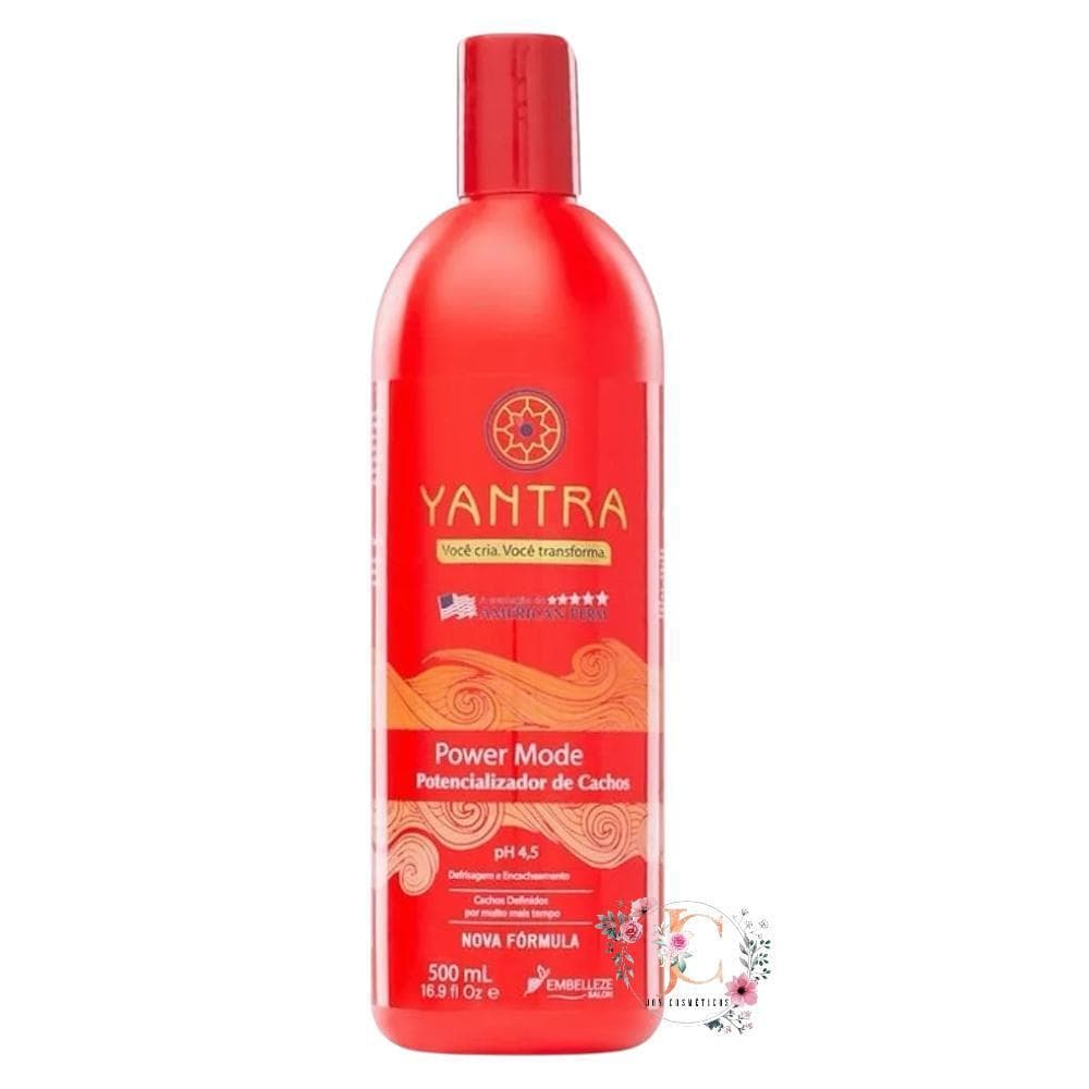 Potencializador de Cachos Yantra Power Mode 500ML | Definição, Hidratação, Brilho, Redução de Frizz