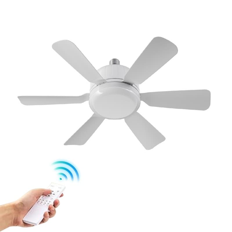 Ventilador De Teto Luz Controle Remoto 40W 127V 220V Bivolt Silencioso E26 Lâmpada De Teto Com Ventilador Ajuste De Luz