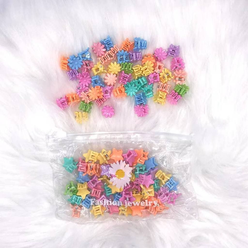 50/100 Pcs Mini Cute Kids Hairpins Cartoon Grampos De Cabelo De Menina