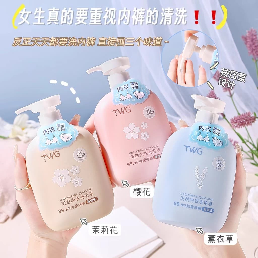Roupa interior calcinha Natural líquido de lavanderia remover ácaros líquido de limpeza especial remover manchas de sang
