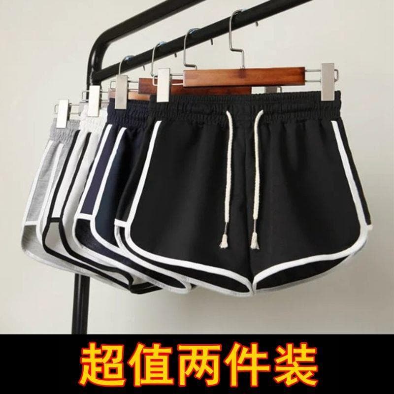 Novo estilo esportivo shorts de três pontos Yoga mais magro olhar bolsos soltos tamanho grande shorts femininos calças q