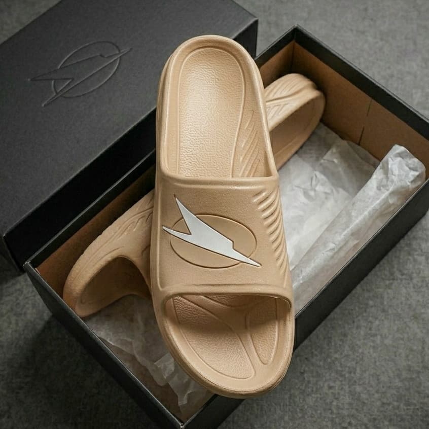 Chinelo Masculino Branco Slide Nuvem Anatómico Esportivo Casual Confortável