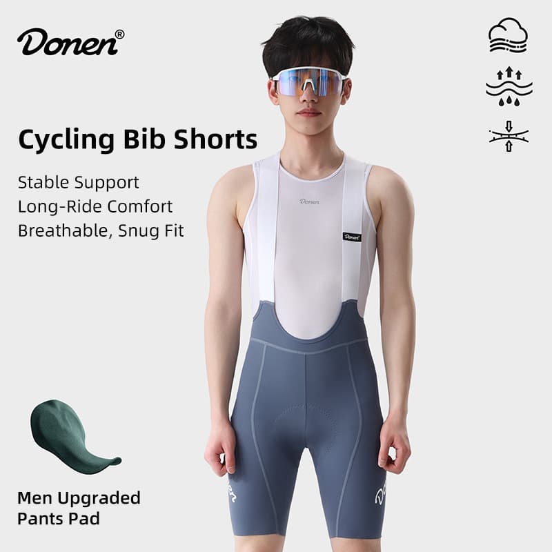 DONEN Profissional Ciclismo Bib Shorts Masculino Primavera Verão Alta Elasticidade Respirável De Secagem Rápida Absorção
