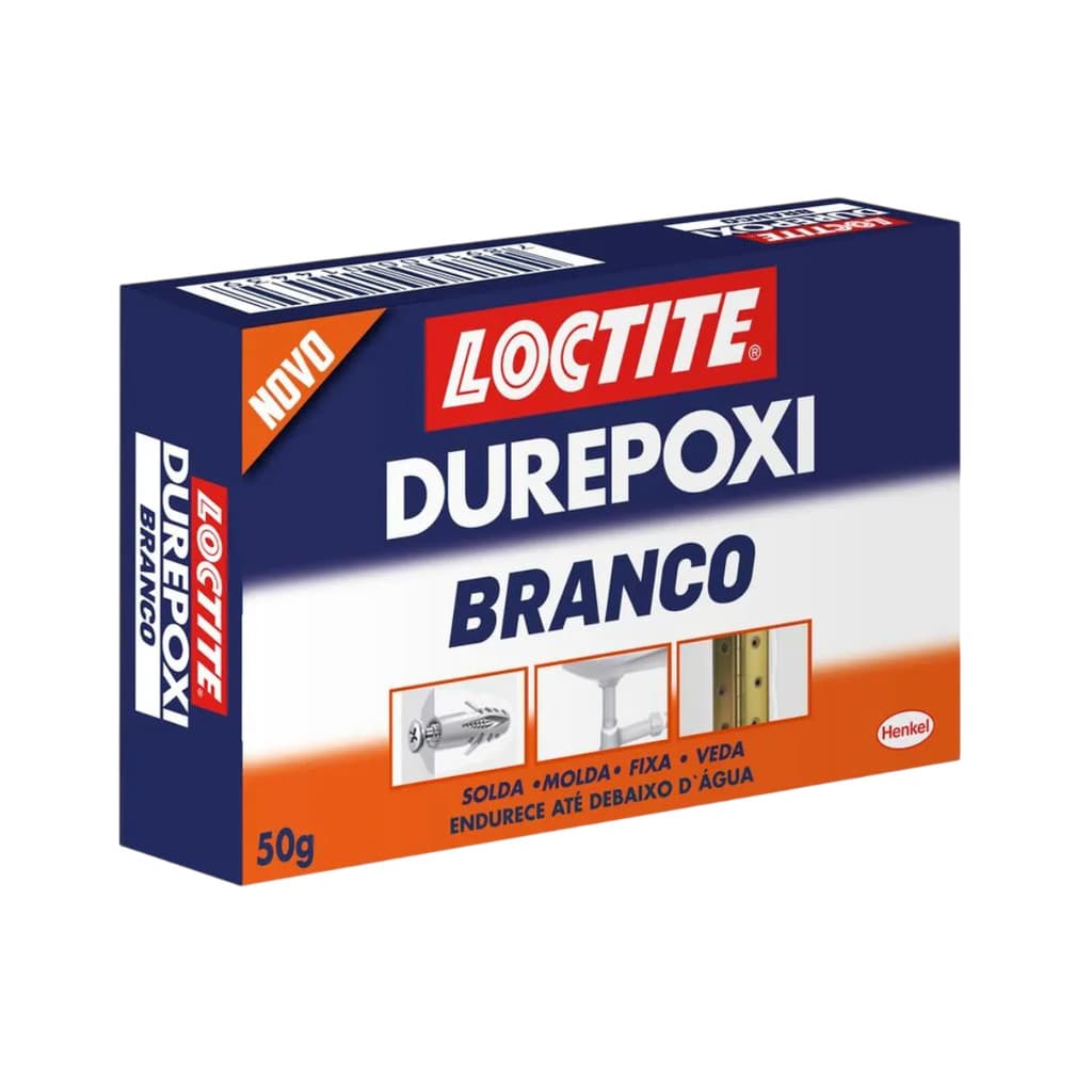 Massa Adesivo Durepoxi 50g Branco Loctite Artesanal