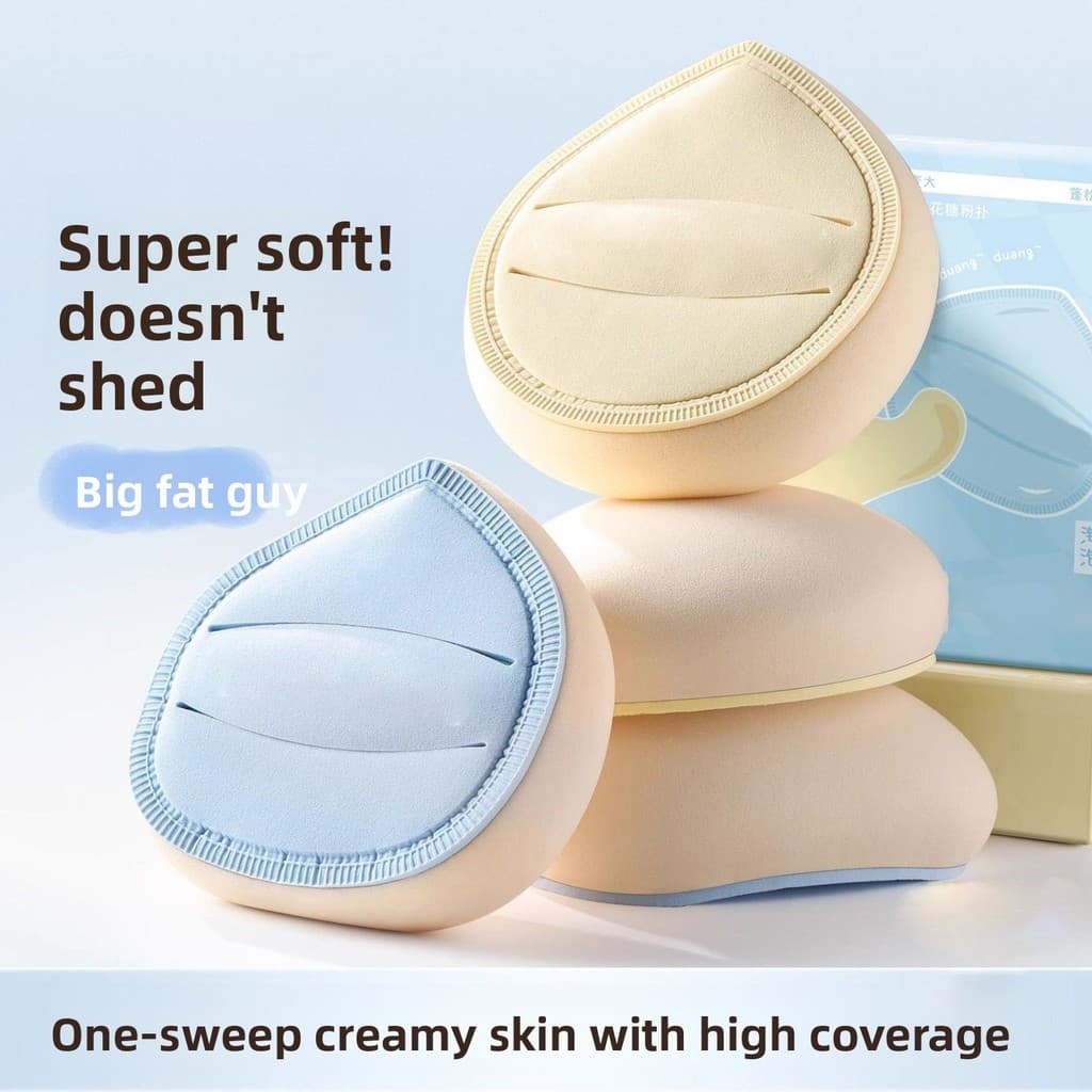 Super macio Marshmallow Puff gordura Ding molhado seco serviço de dupla utilização não é fácil de comer pó lavável funda