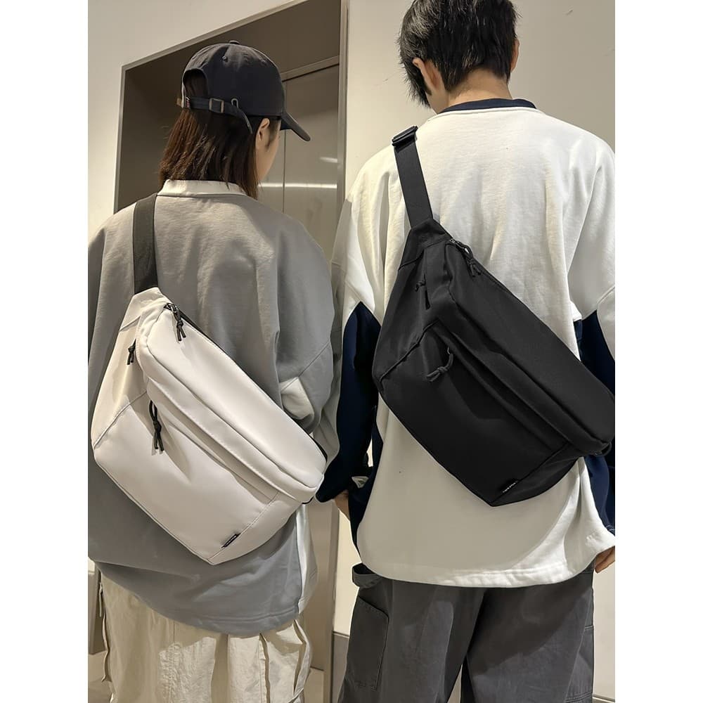Street Wear leve saco do mensageiro único Casual All-Match bolsa de ombro único esportes saco de peito feminino multifun