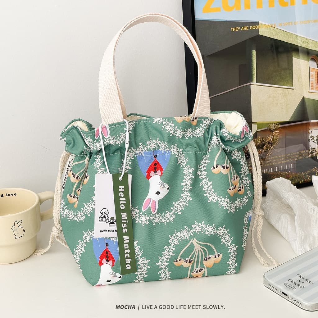 bolsa transversal feminino Bolsa Bolsa de arnês para desenho em tecido impermeável de verão Bolsa de almoço