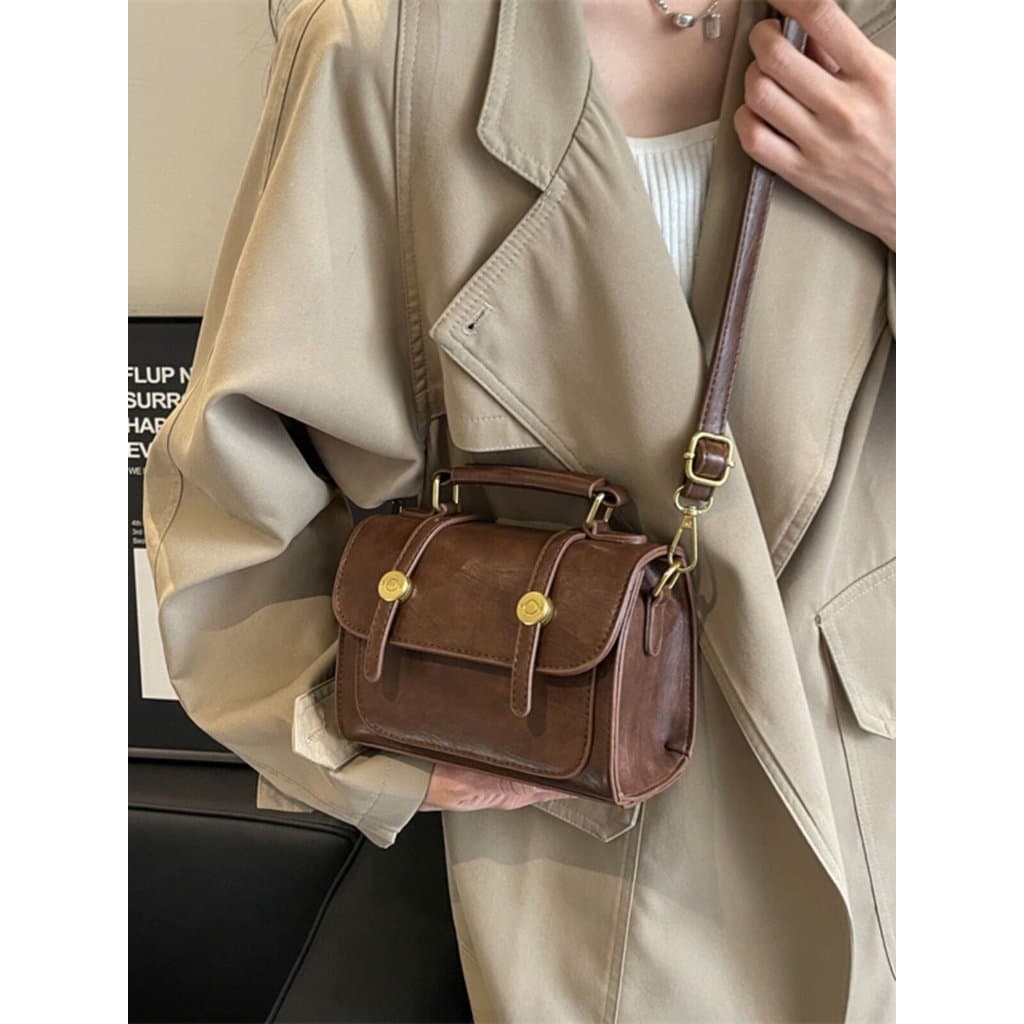 bolsa transversal feminino bolsa feminina Bolsa Feminina Nicho Design Britânico Retro Crossbody Bolsa