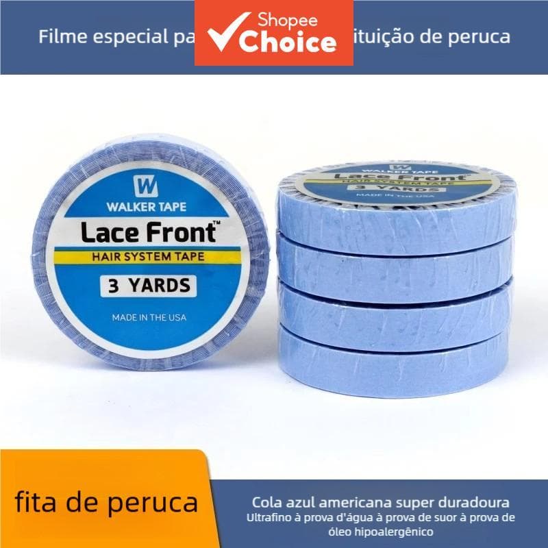Fita Dupla Face Do Sistema De Cabelo Ultra Hold Para Extensões De Perucas Dianteiras Fechamento Laço Rolo De 3 Jardas