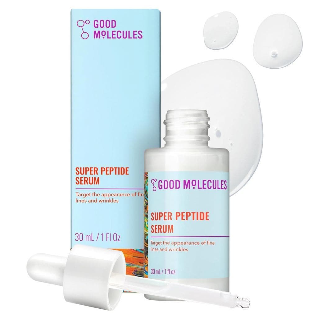 GoodMoleculesSuperPeptideSerum-Sérum Facial Anti-envelhecimento com Peptídeos e Tripeptídeos de Cobre para Preencher e F