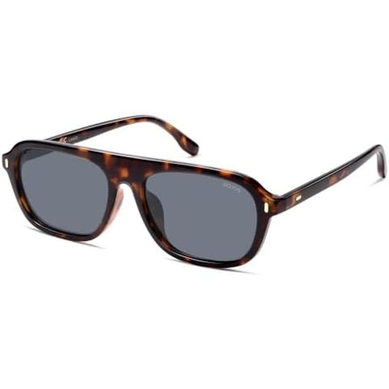 SOJOS Retro Polarizado Aviador Óculos De Sol Feminino Masculino , Retângulo Moderno 70s UV400 Tons SJ2712