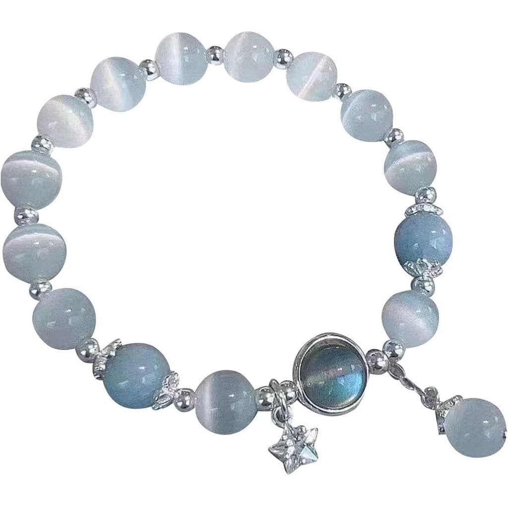 Pulseiras de Cristal da Sorte com Contas, Estilo Chinês, Pulseiras de Jade com Amuleto, Joias Delicadas, Presentes de Di