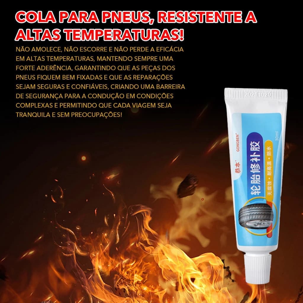 Cola líquida forte para reparo de pneus, cola de borracha preta macia, resistente ao desgaste, não corrosivo, adesivo S6