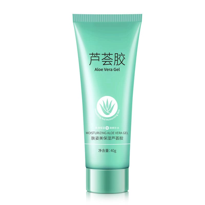 Pele beleza hidratante Aloe Vera Gel 40g cabelo 4 varas hidratante nutritivo brilho reparação calmante seco manutenção d