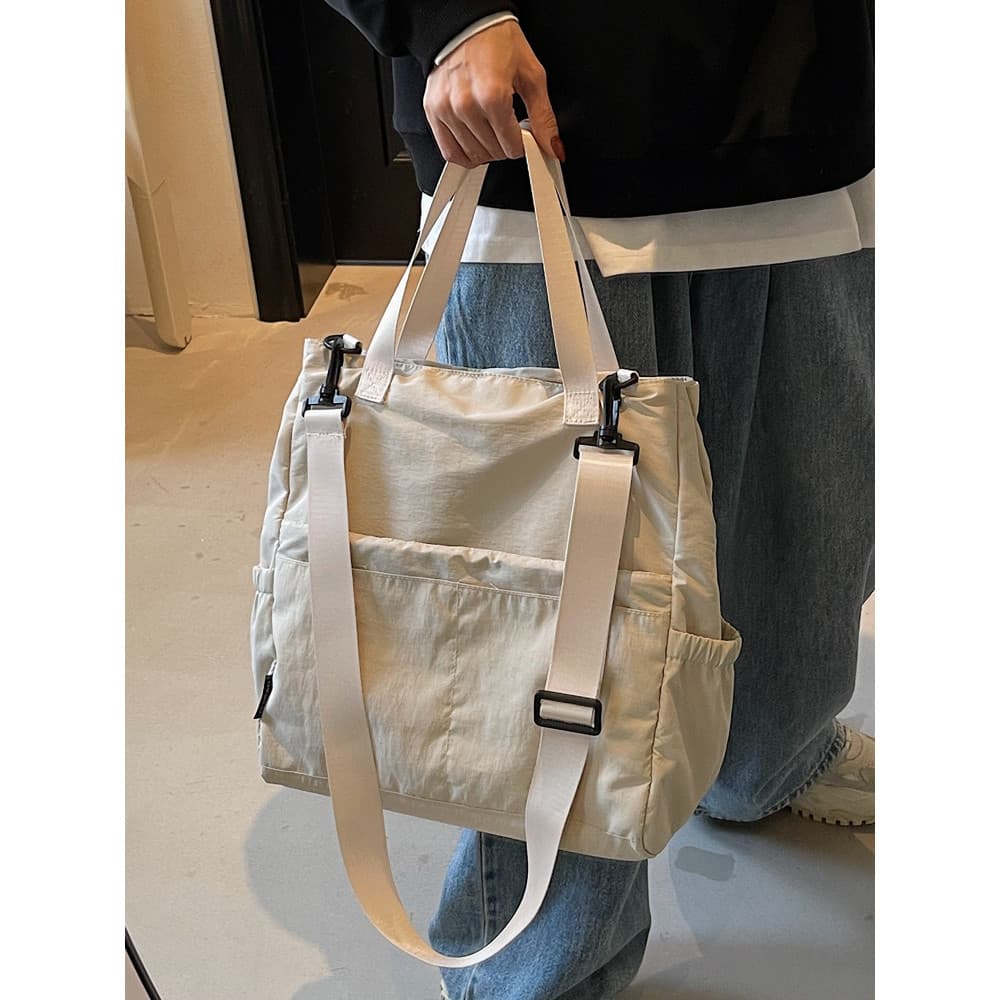 Mochila leve de grande capacidade 2025 novo estilo All-Match bolsa estilo Preppy estudante mensageiro bolsa feminina bol