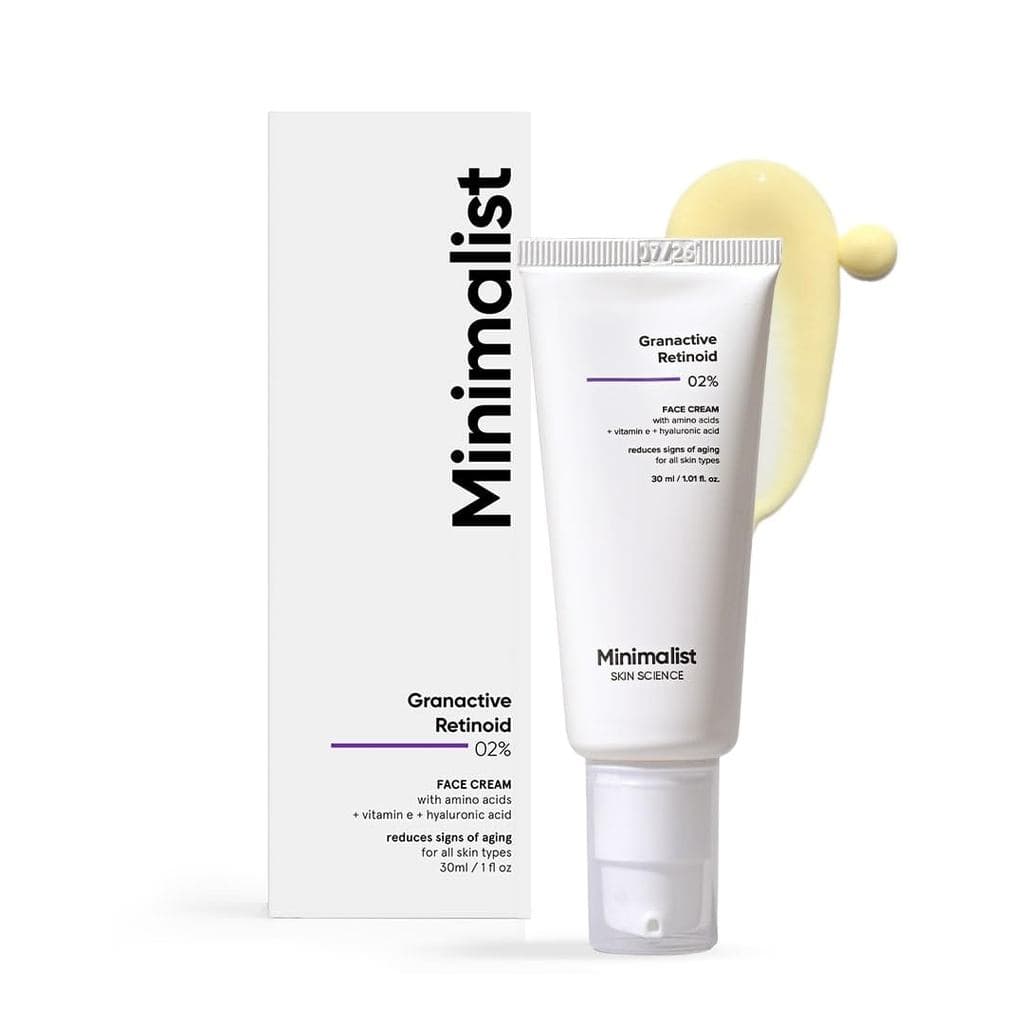 Creme Retinóide Minimalista para o Rosto |   Creme Noturno Antienvelhecimento |   Reduz Rugas e Linhas Finas |   Melhora