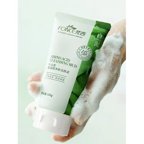 Vaticano clorofila aminoácido limpeza limpador lama verde limpador Facial hidratante controle de óleo poros limpos ofic