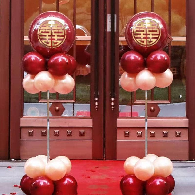 Guia de estrada de casamento suporte de balão porta de loja balão decoração coluna decoração do quarto de casamento atmo