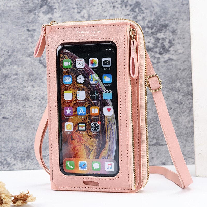 Tela de toque saco do telefone móvel senhoras 2026 novo estilo Super quente leve bolsa de moedas estilo Vertical tudo-em