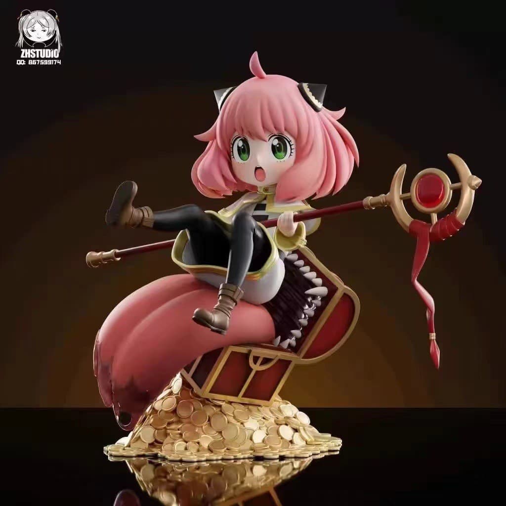 Versão Q Arnia cos Figura Fleurian Spy Play House Anime Periférico Bonito Linda Menina Chassi de Carro GK