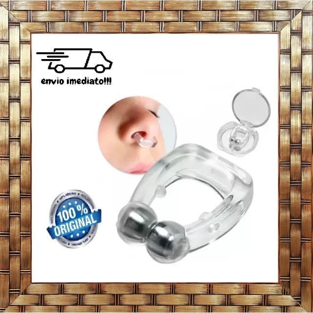 Clipe Dilatador Nasal Magnético Anti Ronco Apneia - Clip Dilatador Nasal Magnético Anti Ronco E Apneia - Super Premium