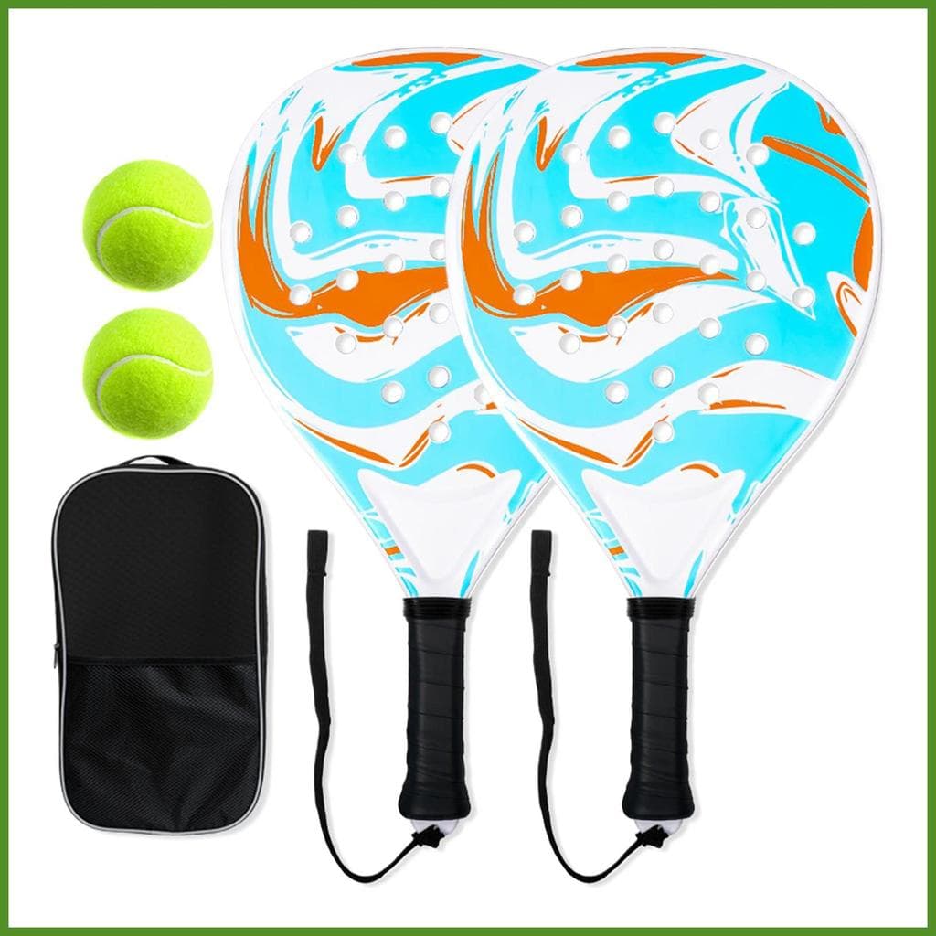Pás De Pickleball Leve Fibra De Carbono Antiderrapante Raquete De Treinamento Para Mulheres Crianças Adultos luopsbr