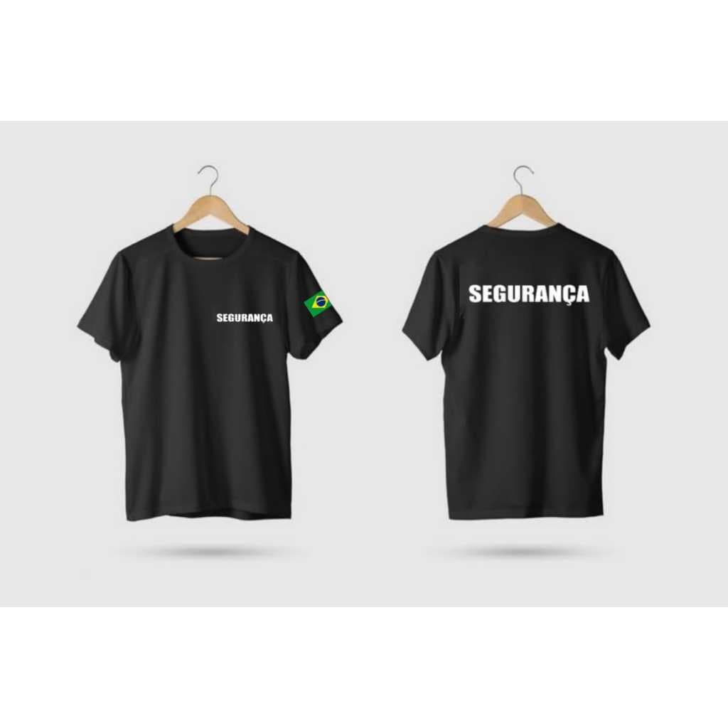 Camiseta Uniforme Profissional Empresa de Segurança Fardamento