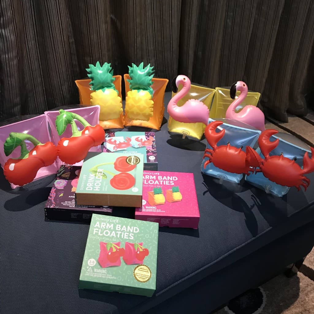 Novo produto ins anel de braço de caranguejo Flamingo engrossado segurança duplo Airbag segurança manga de água manga fl