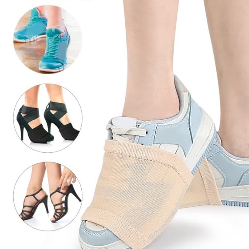 * 2 Pares de Meias Elásticas para Dança, Protetores de Pés Antiderrapantes Unissex DWDT