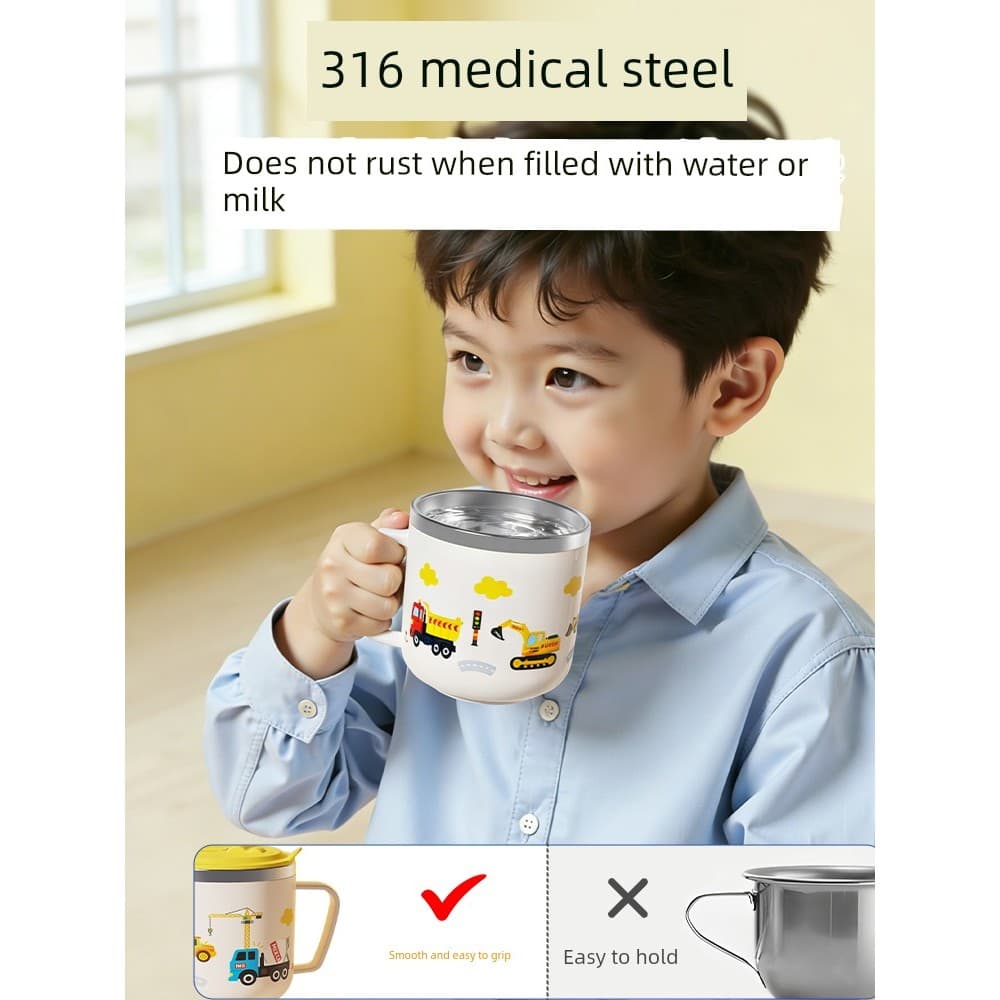 garrafa de água infantil garrafa de agua infantil menino garafa de agua infantil Caneca de aço inoxidável para crianças