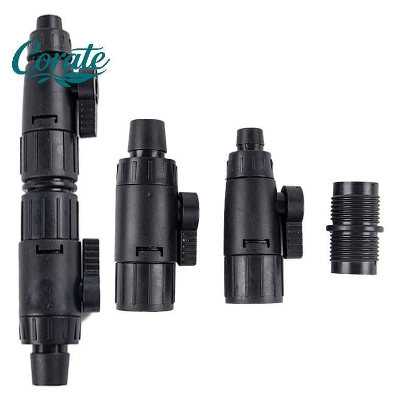 [Corate] 1 Pcs Tanques De Peixes Controle De Fluxo De Água 12mm 16mm Interruptor Aquário Mangueira Válvula Filtro Conect