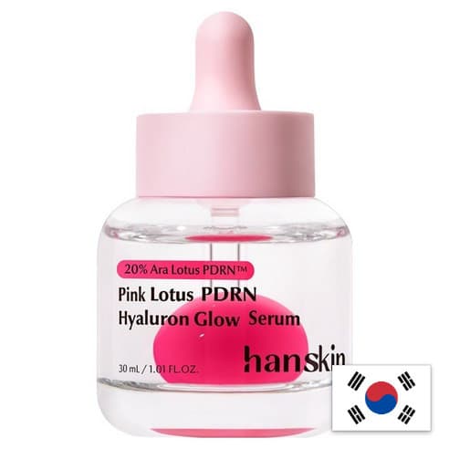 [Hanskin] Ara Lotus PDRN Hyaluron Radiance Serum 30ml | Ilumina, Hidrata e Uniformiza | 100% Autêntico