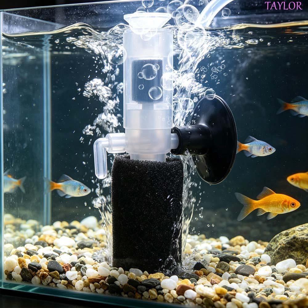 Purificador De Água Para Aquário TAYLOR , Filtro Prático Ultrassilencioso Tanque De Peixes , Mini Bombas De Esponja