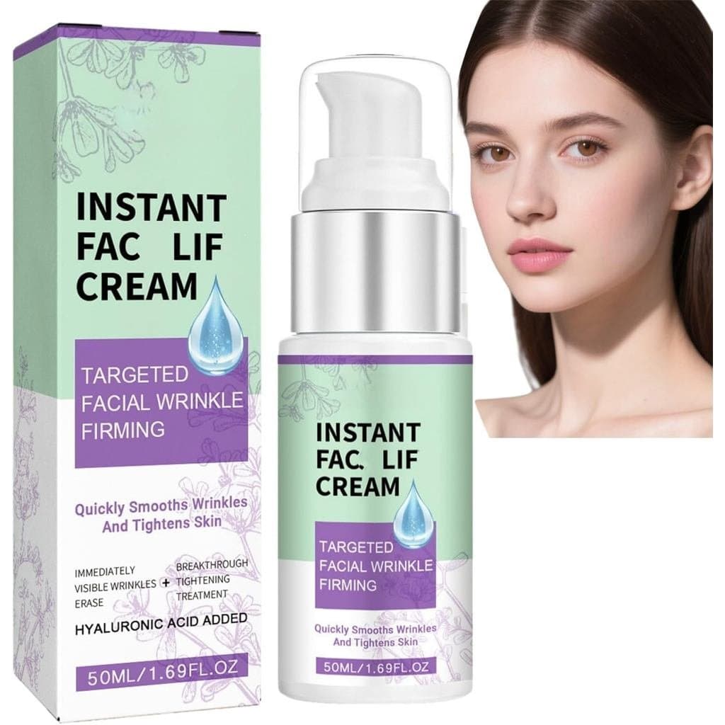 Creme Firmador Instantâneo para o Rosto, Removedor Instantâneo de Rugas e Preenchedor de Rugas Profundas para o Rosto, M