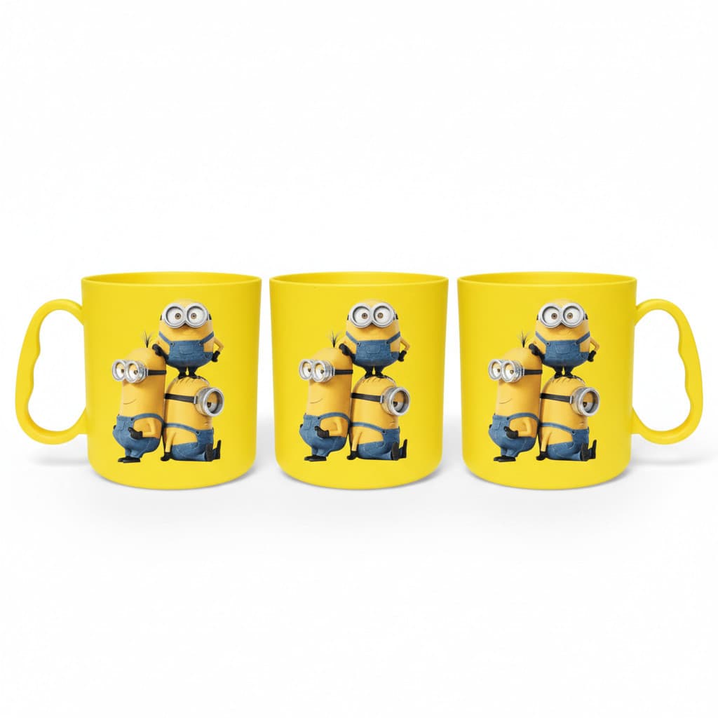 Kit 30 Canecas dos Minions Amarela 440ml resistente para lembrancinha de aniversário dia a dia