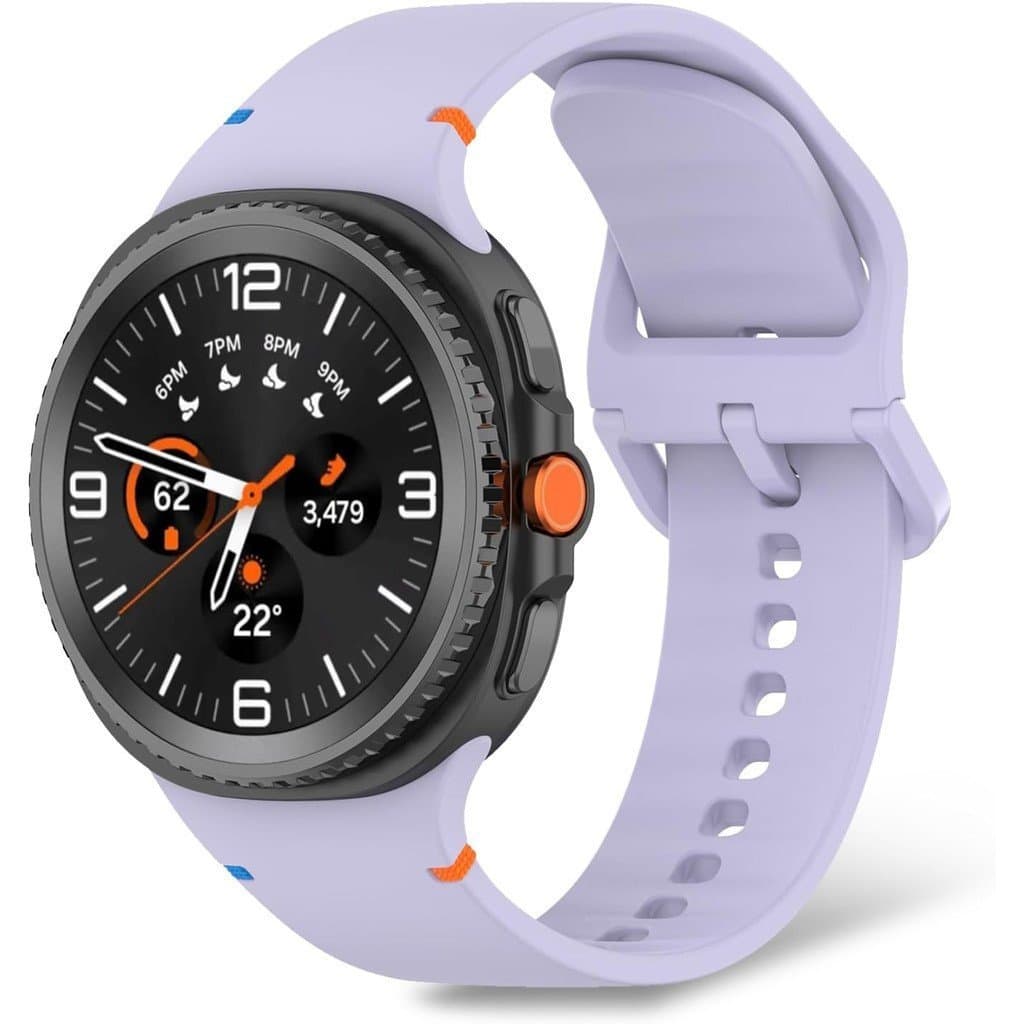 Pulseira de silicone adequada para Samsung Galaxy Watch 8 (40MM/44MM)/Classic Ultra 2 (2025), pulseira esportiva TBXI.