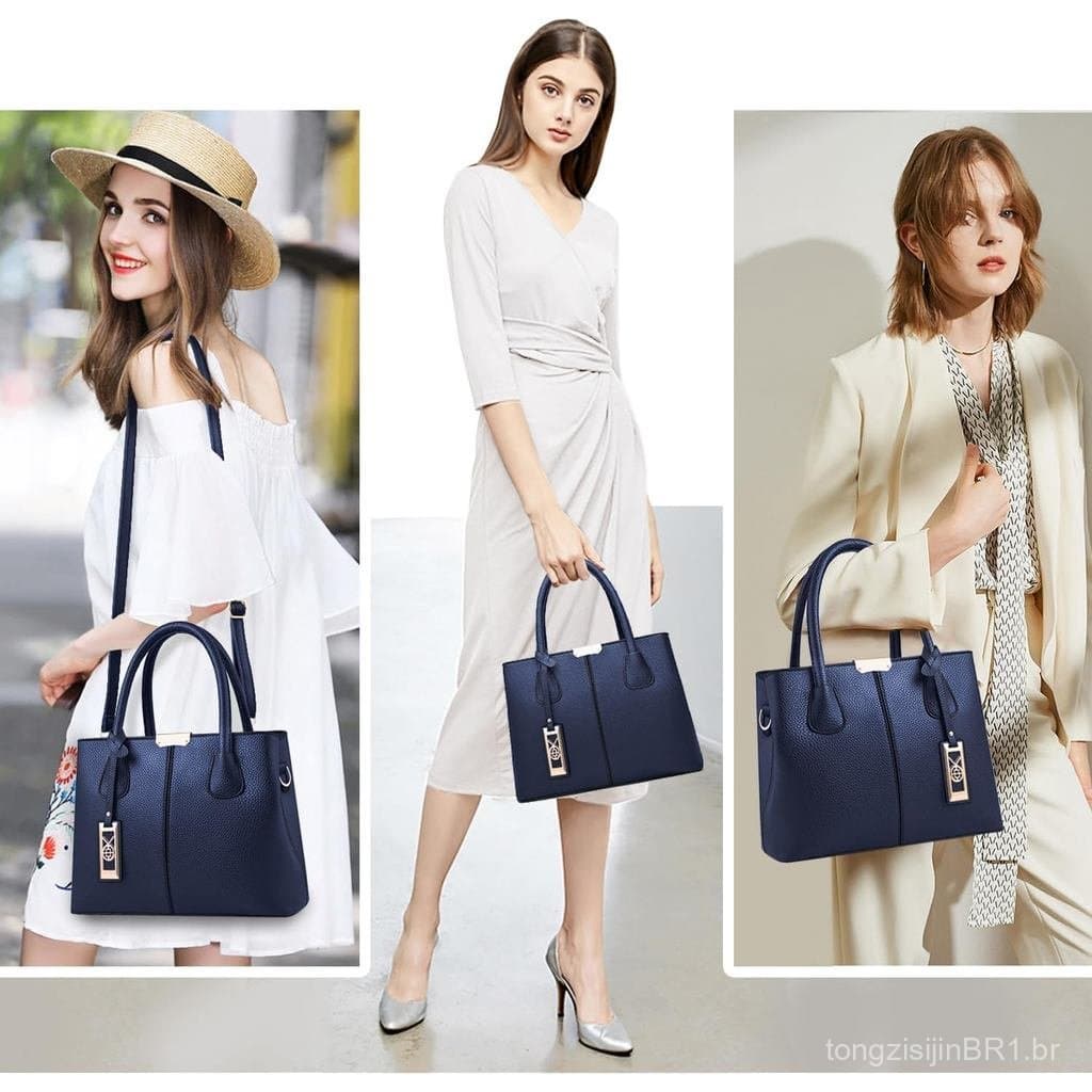 CHICAROUSAL Bolsas e Carteiras para Mulheres, Bolsas Transversais de Couro, Bolsa de Ombro Feminina