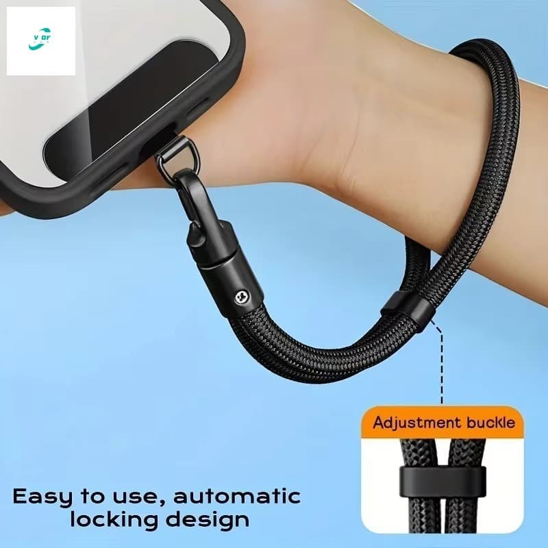Cordão De Telefone Anti-Perda Ajustável – Alça De Pulso Universal Para Homens E Mulheres