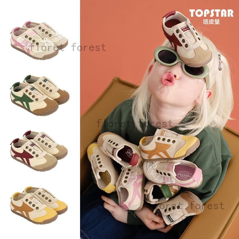 Topstar crianças Forrest Gump sapatos 2026 primavera outono meninos meninas sapatos de lona 3 tênis do jardim de infânci