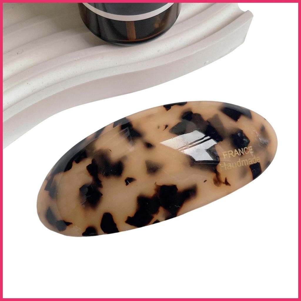 Grampo De Cabelo Francês Elegante Acessórios De Estilo Floral Acetato Longo Para Senhoras Meninas Adolescentes xurit1br