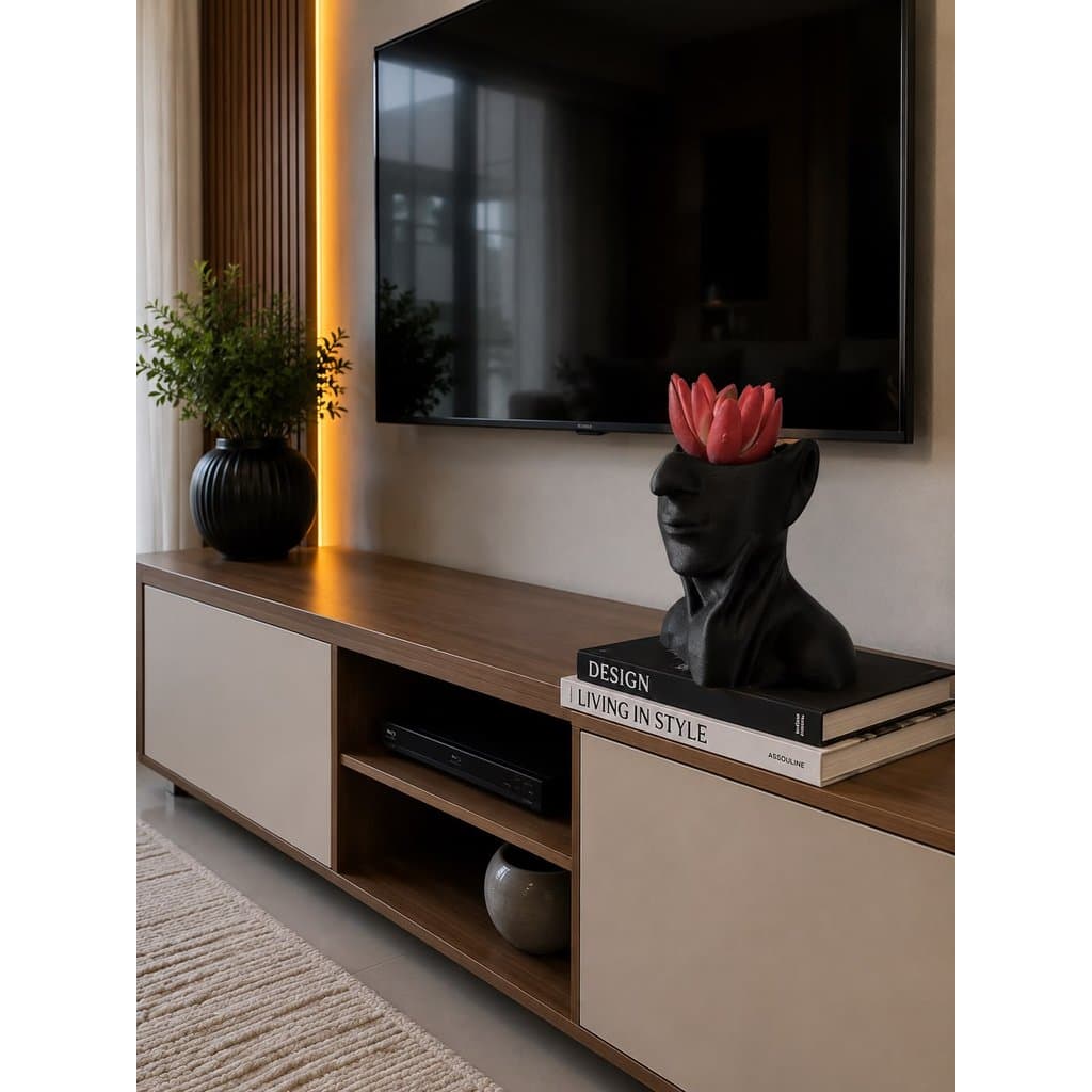 VASINHO DECORATIVO COM FLOR ARTIFICIAL