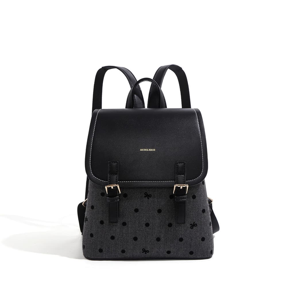 Micherr Micherr MICHCLKICCI Mochila Preta Rua Moda Commuter Mochila Feminina Bolsa