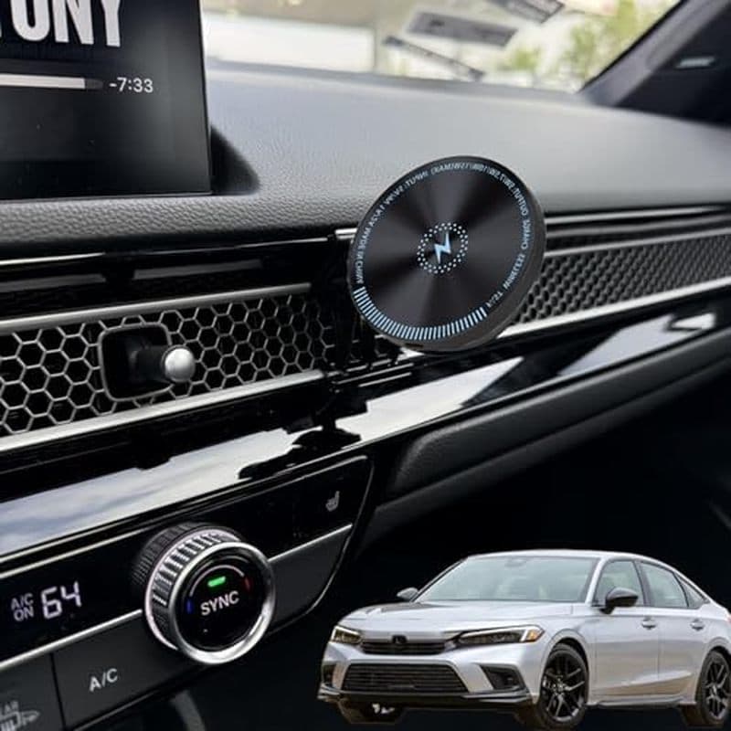 Projetado Para Suporte De Carro MagSafe Telefone Civic 2026 2026 15W Carregamento Rápido Sem Fio De 11a Geração 2026 Ace