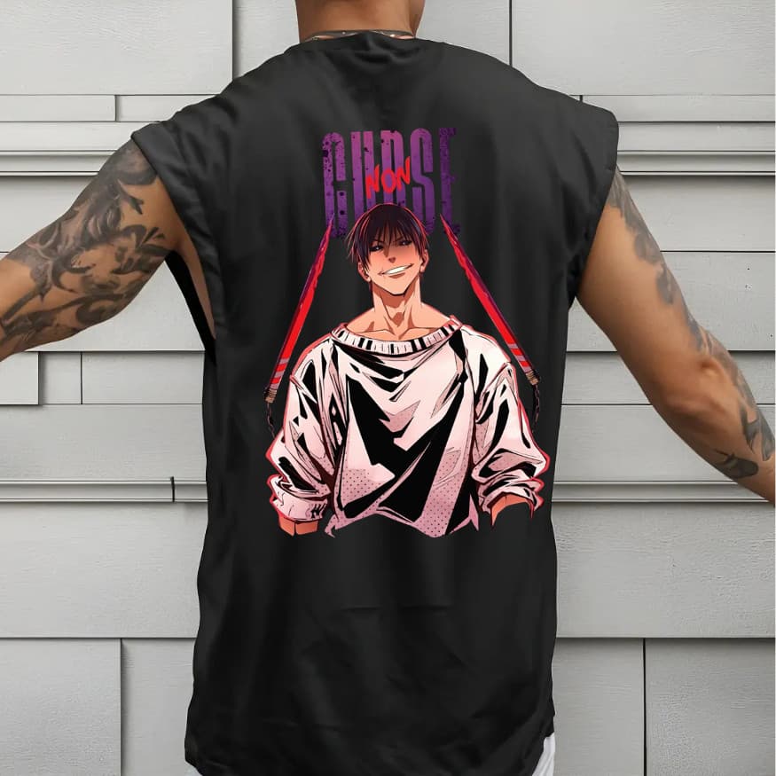 Regata Oversized machao Streetwear de Alta Qualidade Confortavel Para Academia Estilo Anime Personagem Estampada