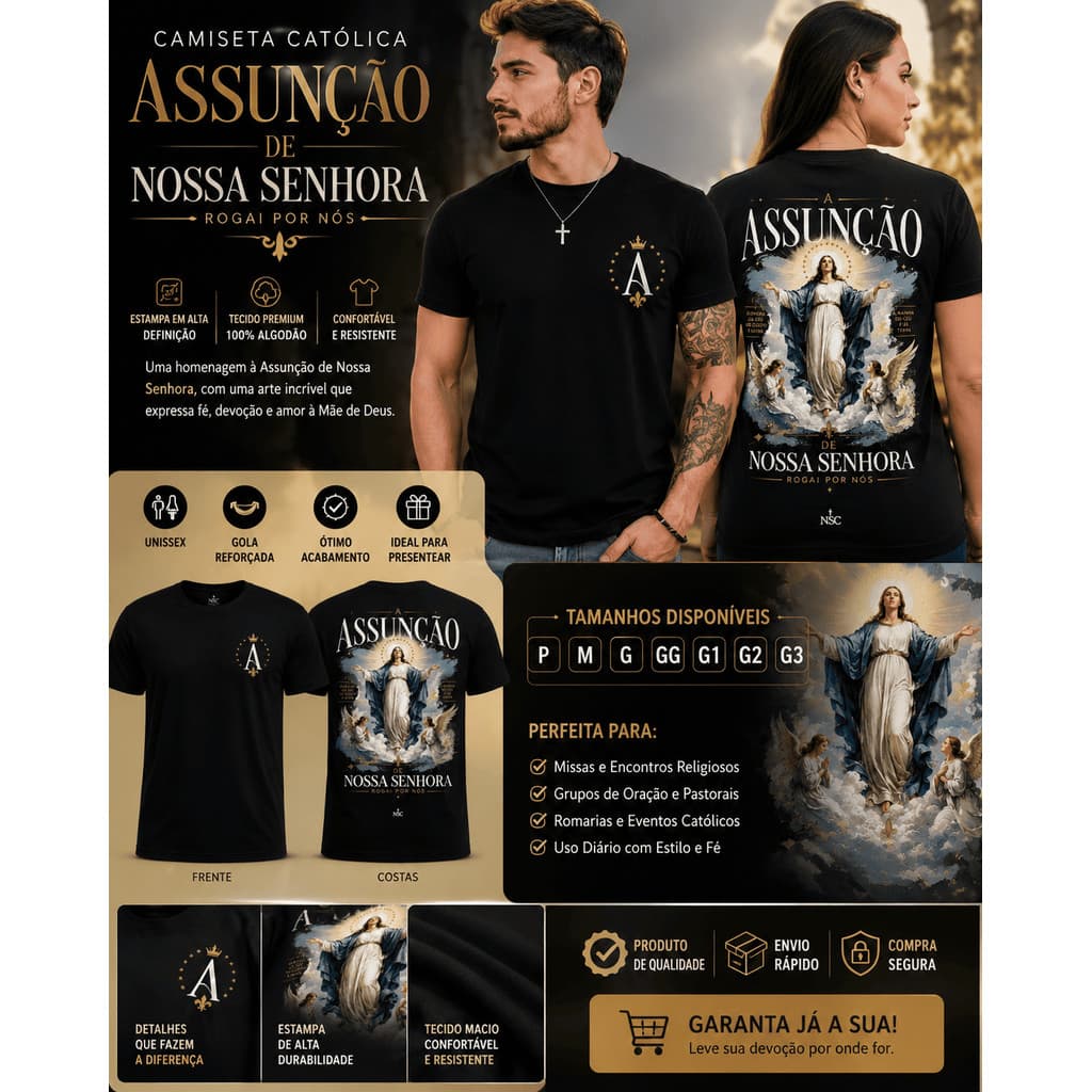 Camiseta Nossa Senhora da Assunção